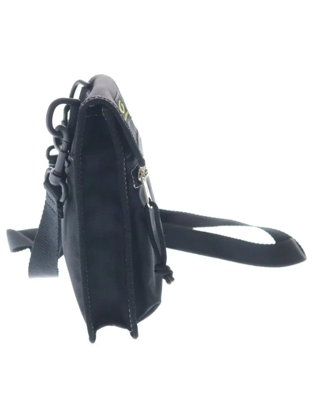 Balenciaga Explorer Small Pouch Recycled Nylon Shoulder Bag Black